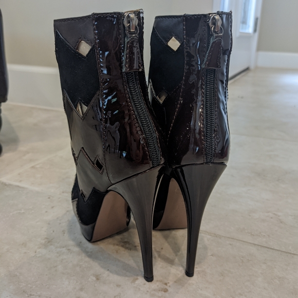 Missoni Chevron peeptoe boots 37.5 stunning! - Picture 7 of 16